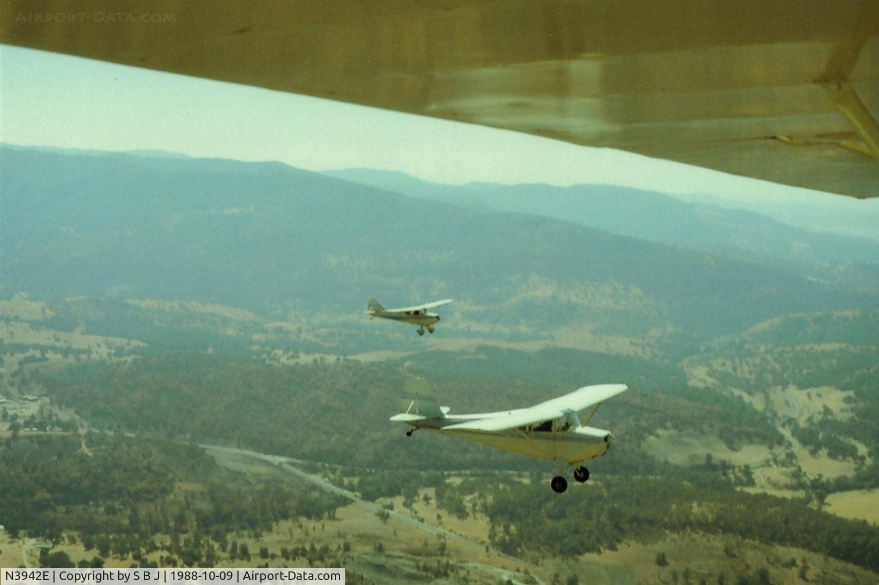 N3942E, 1947 Aeronca 11BC Chief C/N 11BC-23, When I fly over the Mother Lode gold country,always think of the 49ers who spent a good part of their life searching for that big pot of gold.