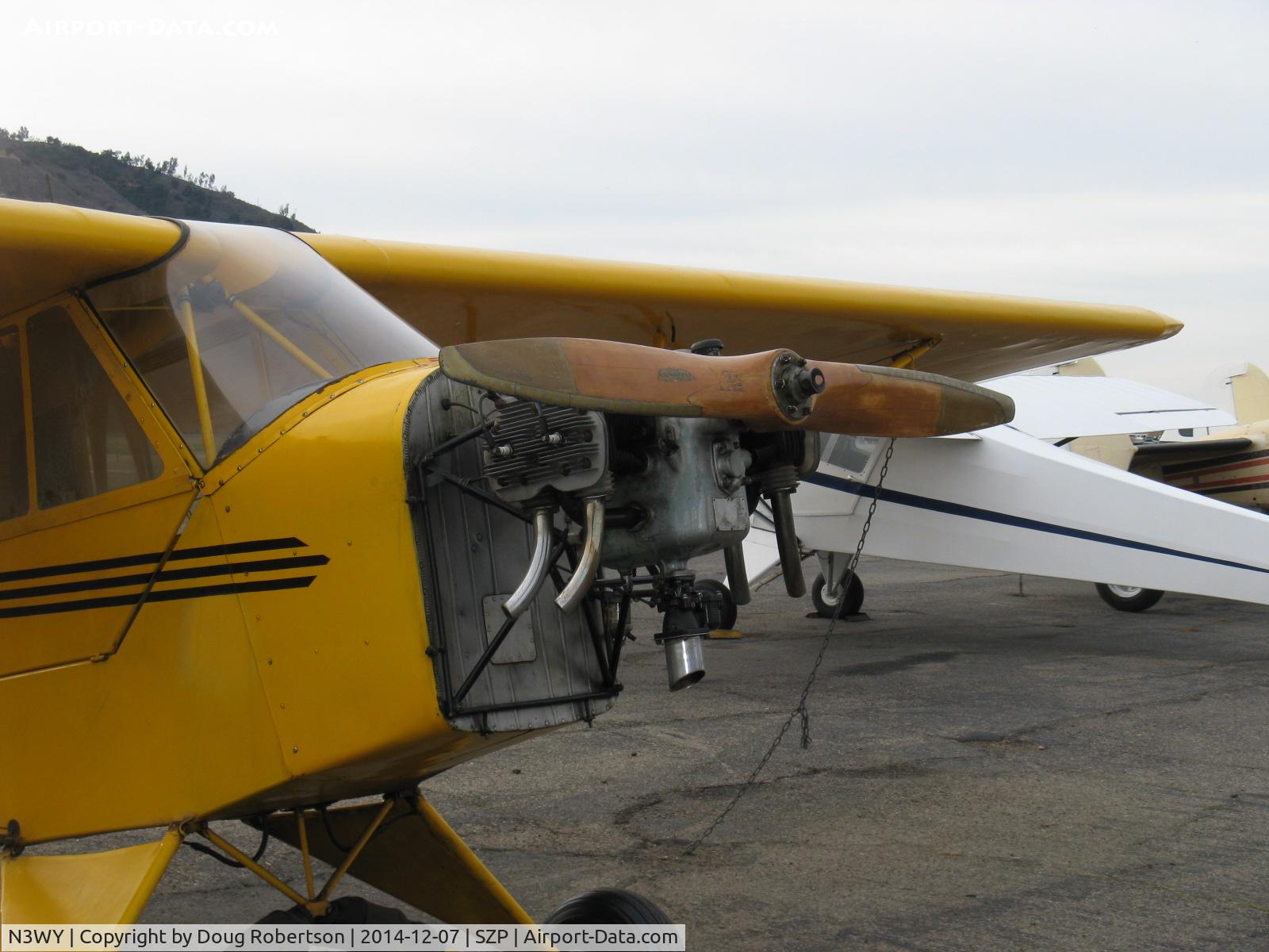 N3WY, 1936 Piper J-2 Cub C/N 935, 1936 Piper (Taylor) J-2 CUB, Continental A-40-3 37 Hp at 2,550 rpm, USA 35B wing airfoil, wood prop