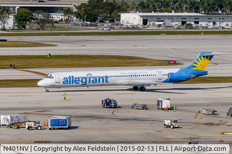 N401NV, 1989 McDonnell Douglas MD-88 C/N 49761, Ft. Lauderdale