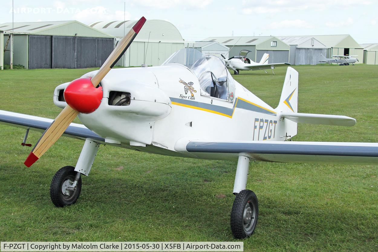 F-PZGT, Giraudet DG.01 Loriot C/N 01, Giraudet DG.01 Loriot, a visitor from France at Fishburn Airfield, May 39th 2015.