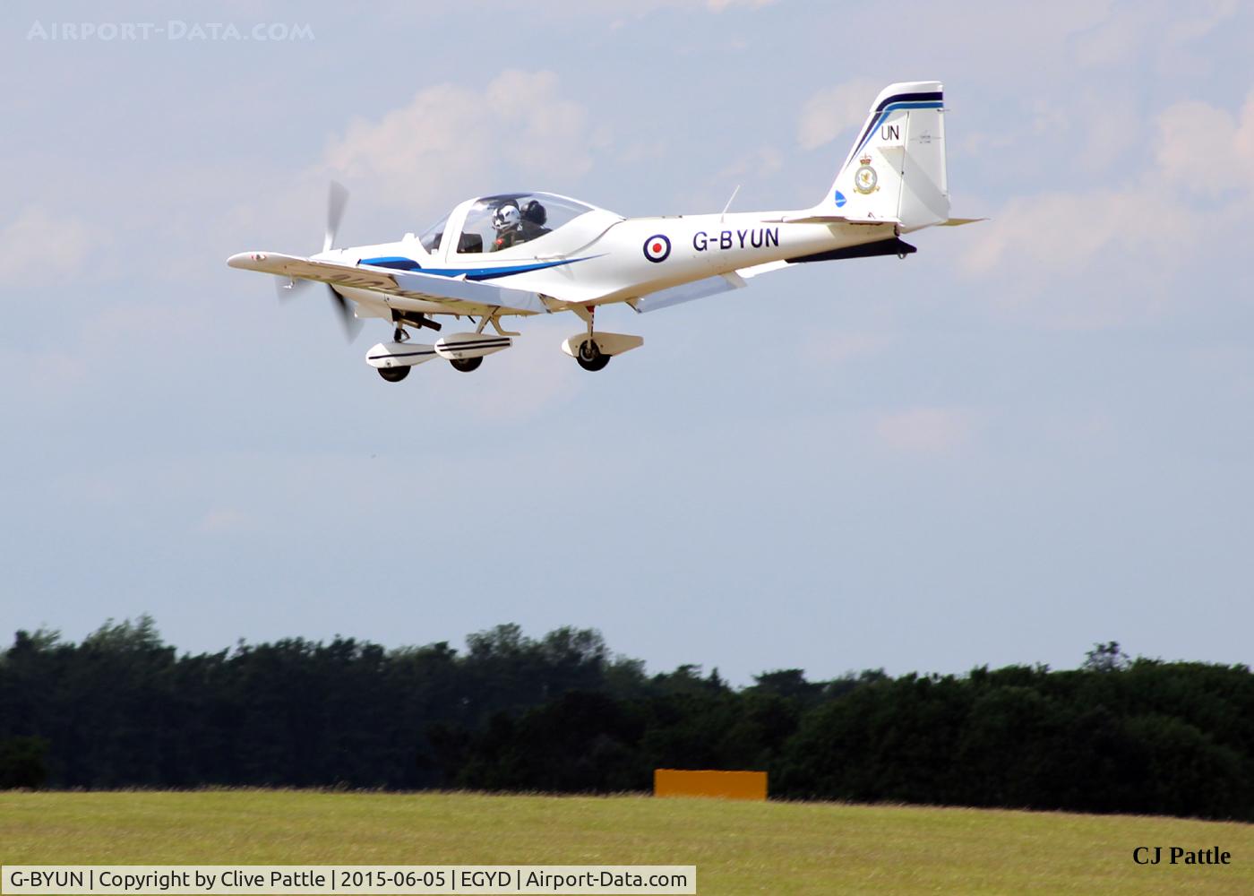 G-BYUN, 1999 Grob G-115E Tutor T1 C/N 82099/E, In action at RAF Cranwell EGYD