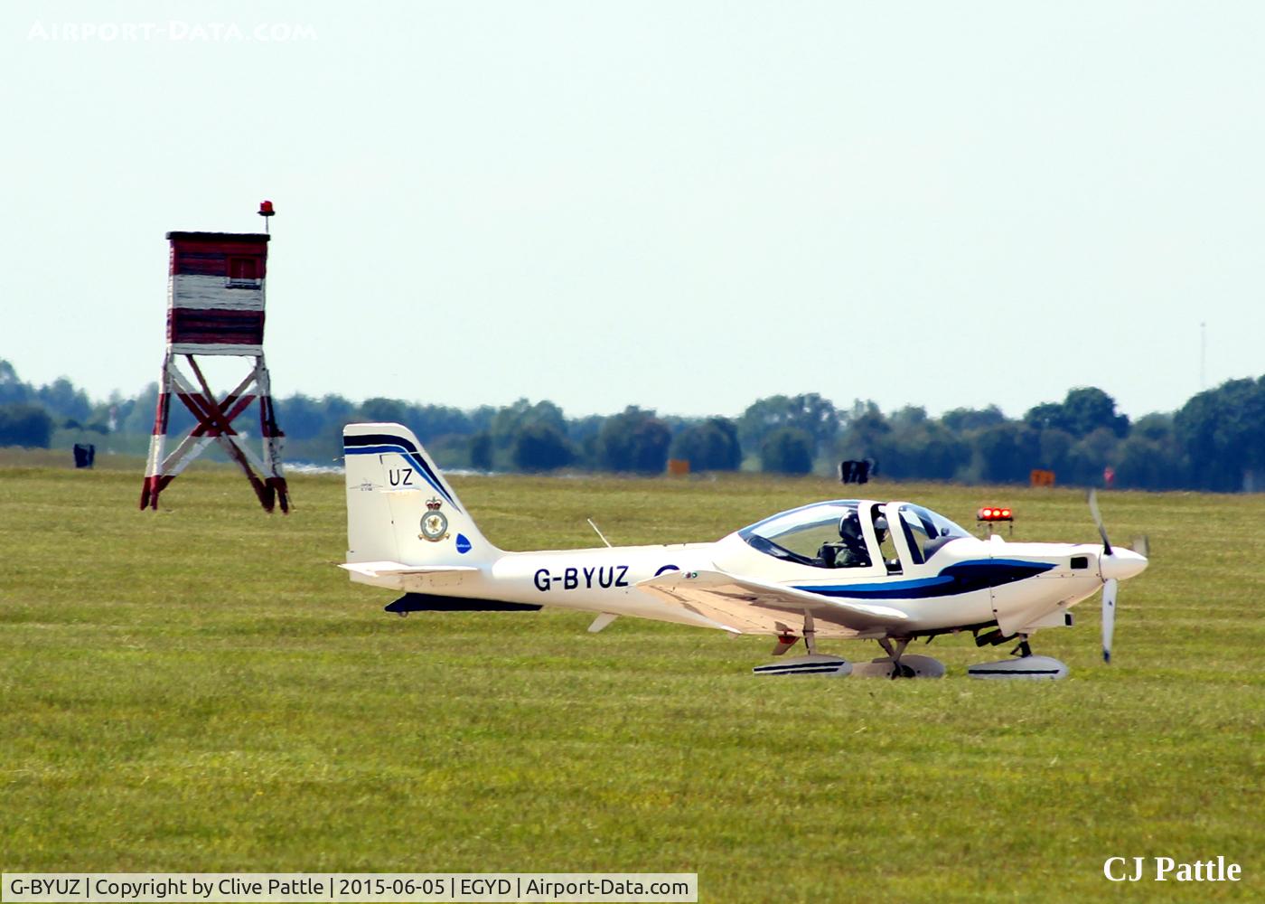 G-BYUZ, 2000 Grob G-115E Tutor T1 C/N 82110/E, In action at RAF Cranwell EGYD