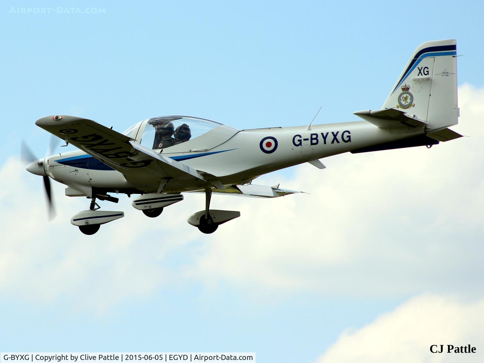 G-BYXG, 2001 Grob G-115E Tutor T1 C/N 82167/E, In action at RAF Cranwell EGYD