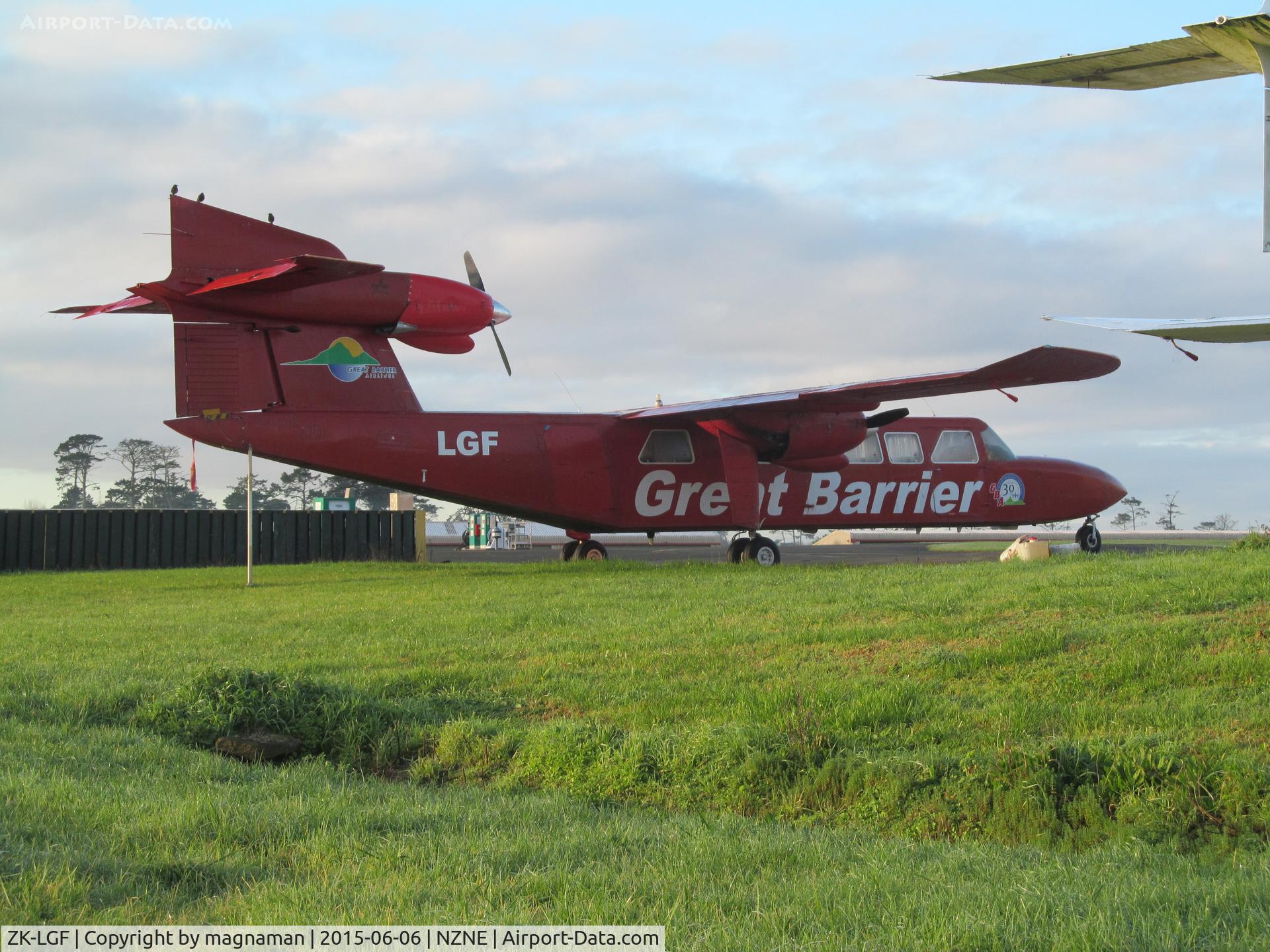 ZK-LGF, 1976 Britten-Norman BN-2A MK.III-2 Trislander C/N 1023, Awaiting its fate