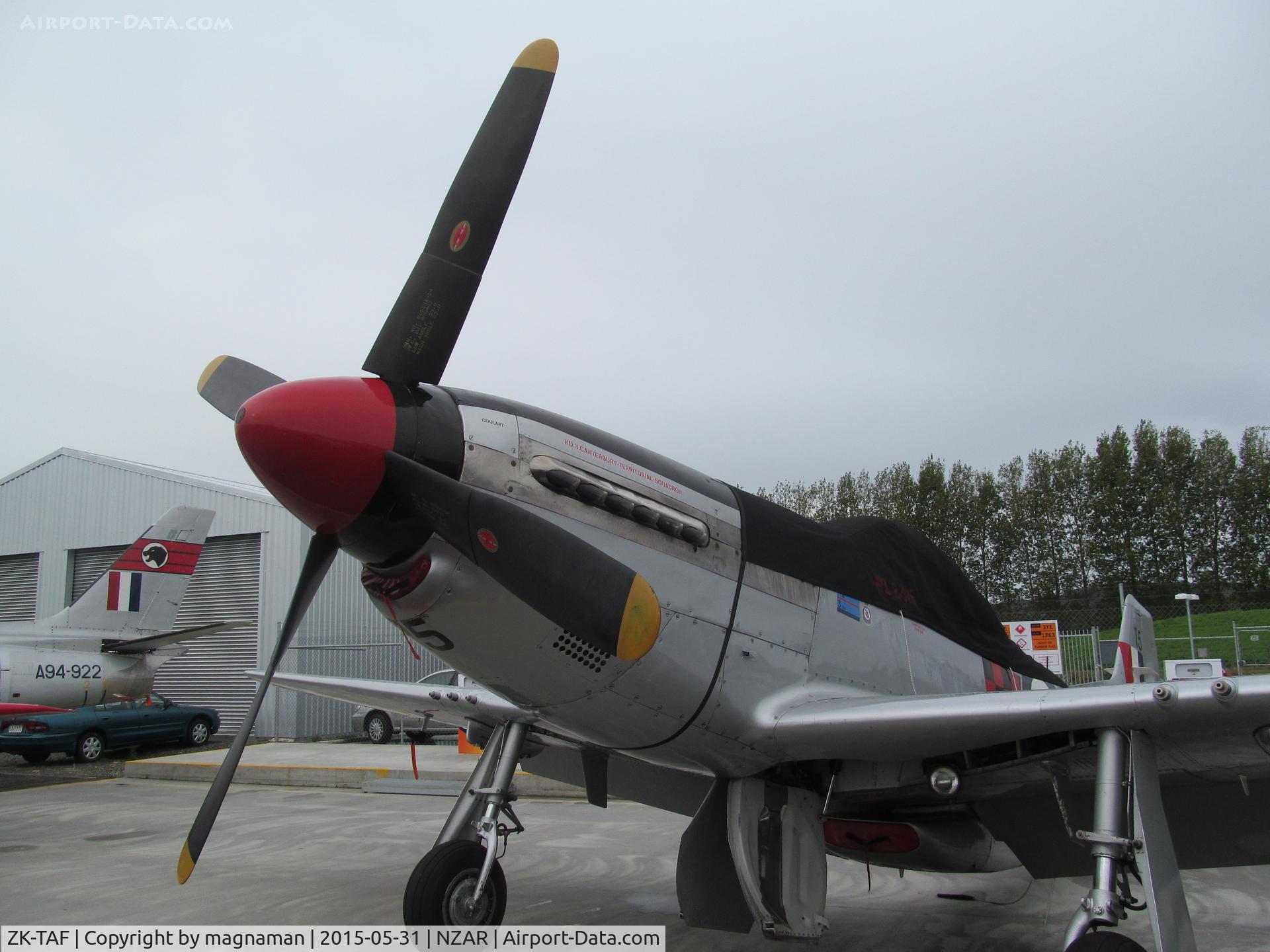 ZK-TAF, North American P-51D Mustang C/N 122-41369, open day