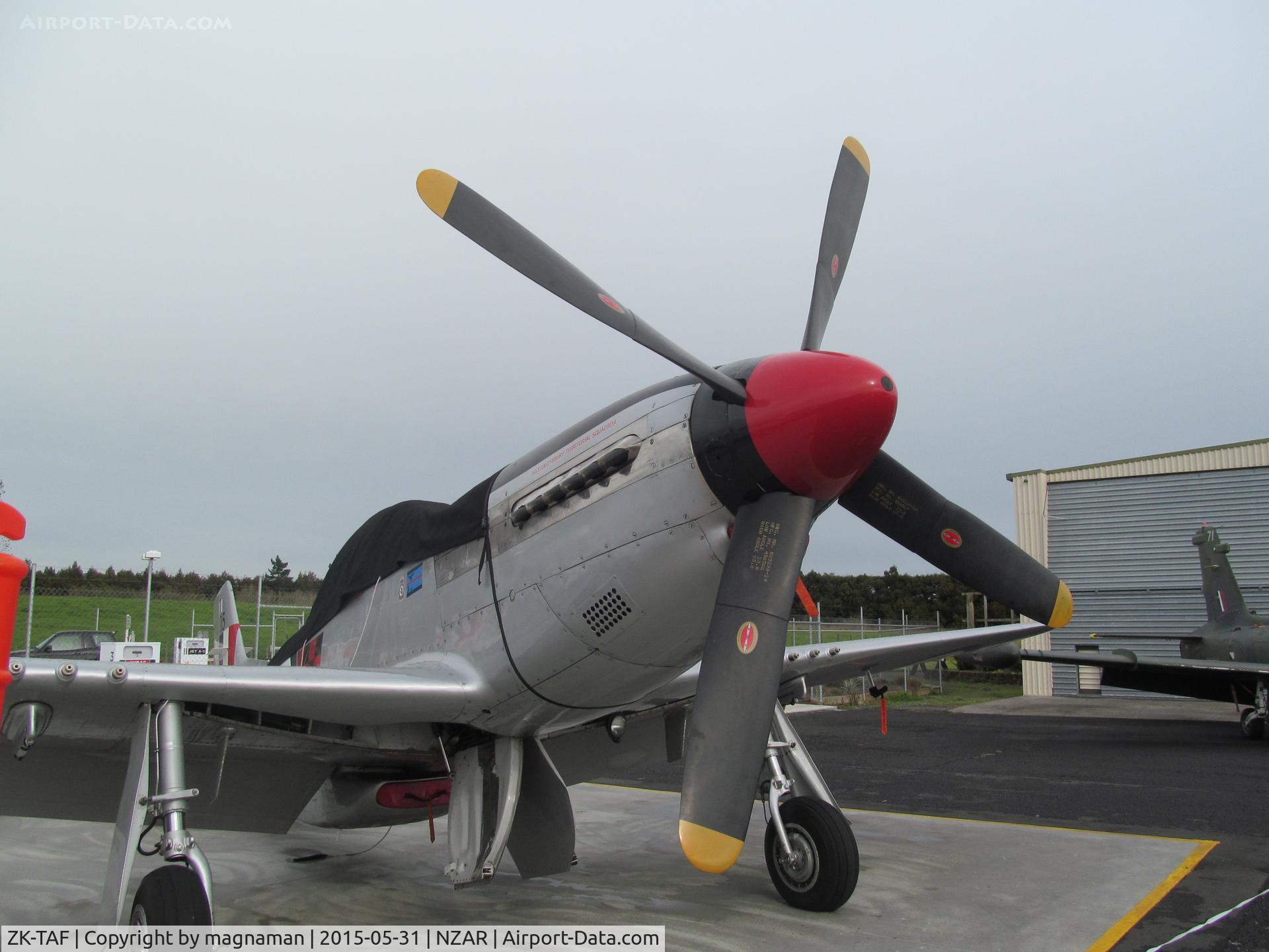 ZK-TAF, North American P-51D Mustang C/N 122-41369, last pic from open day