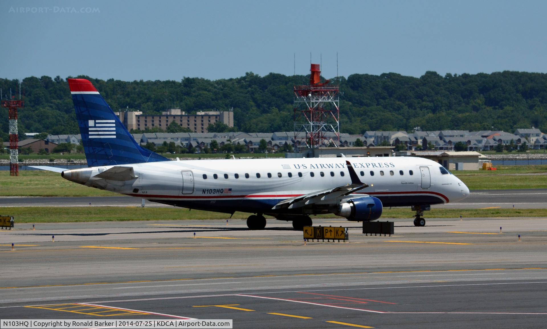 N103HQ, 2007 Embraer 175LR (ERJ-170-200LR) C/N 17000159, Taxi National