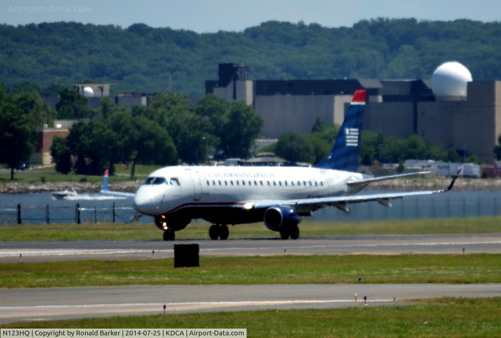N123HQ, 2007 Embraer 175LR (ERJ-170-200LR) C/N 17000199, Takeoff National