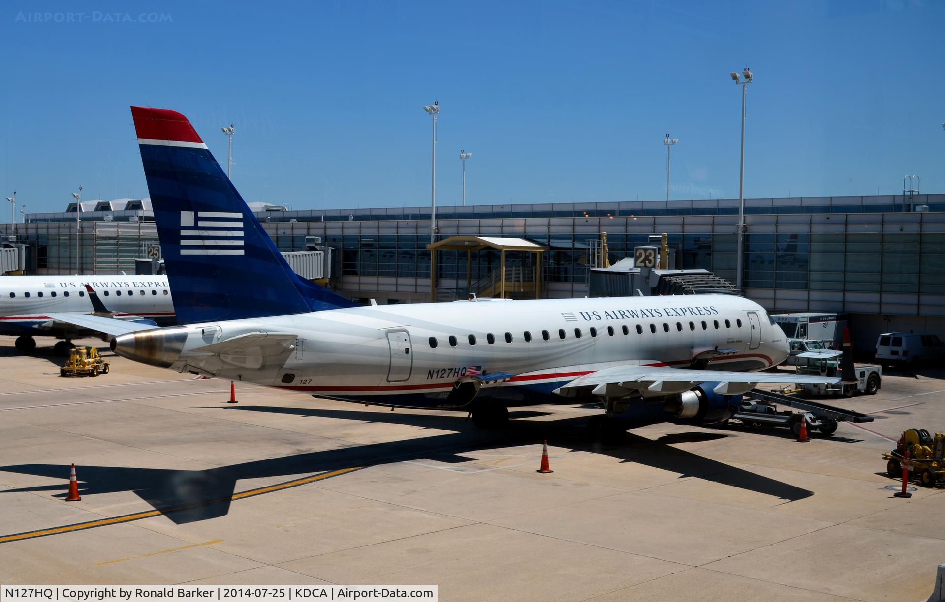 N127HQ, 2008 Embraer 175LR (ERJ-170-200LR) C/N 17000206, Gate 23 National