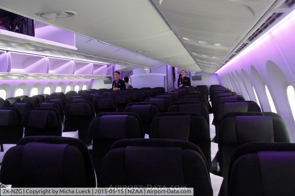 ZK-NZG, 2014 Boeing 787-9 Dreamliner Dreamliner C/N 37963, Boarding for our flight to NRT on this brand new Dreamliner -9