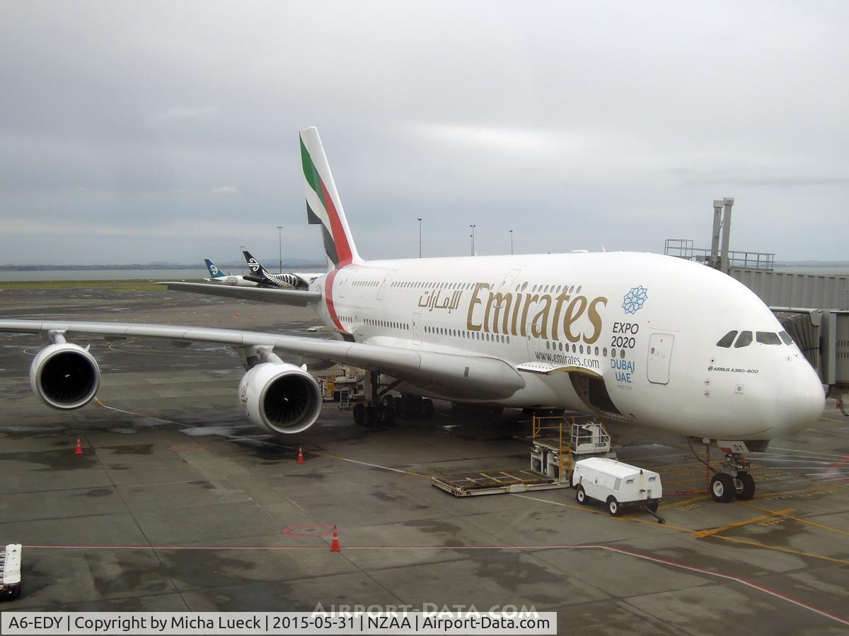 A6-EDY, 2012 Airbus A380-861 C/N 106, At Auckland