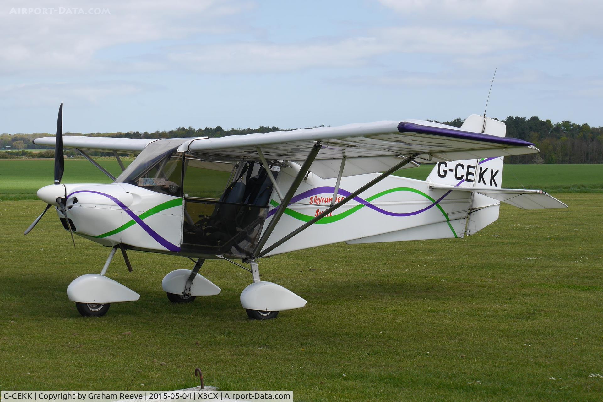 G-CEKK, 2007 Skyranger Swift 912S(1) C/N BMAA/HB/522, Parked at Northrepps.