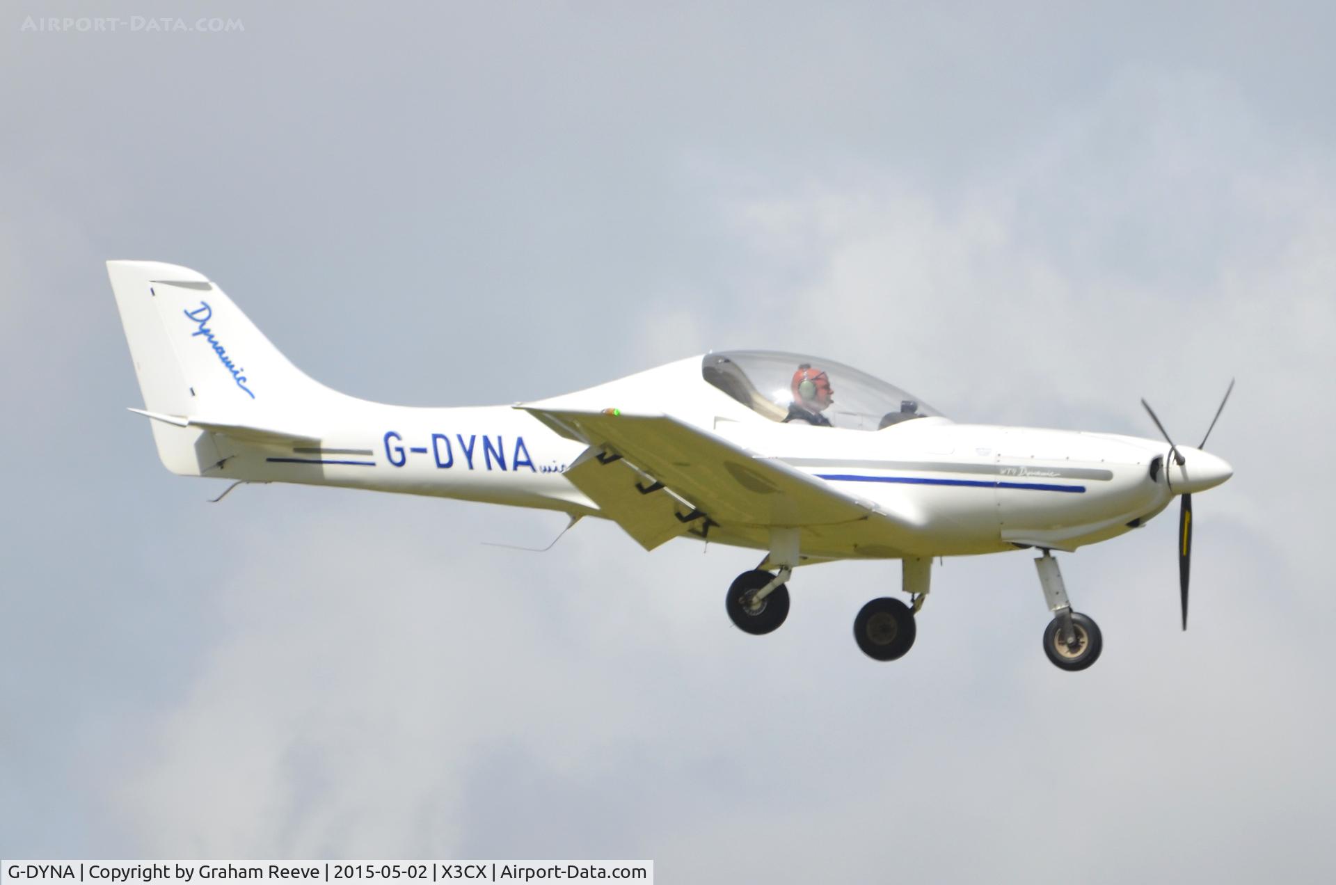G-DYNA, 2006 Aerospool WT-9 Dynamic C/N DY135/2006, About to touch down at Northrepps.