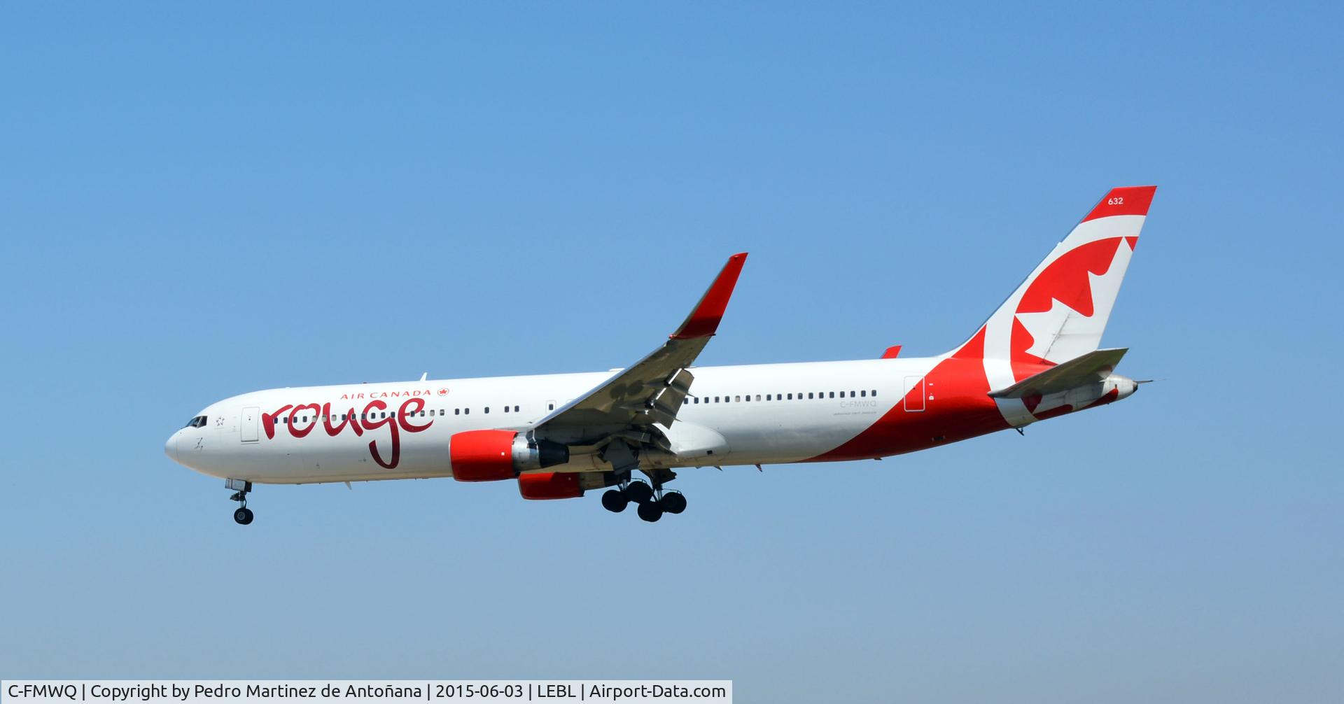 C-FMWQ, 1995 Boeing 767-333/ER C/N 25584, El Prat Barcelona - España