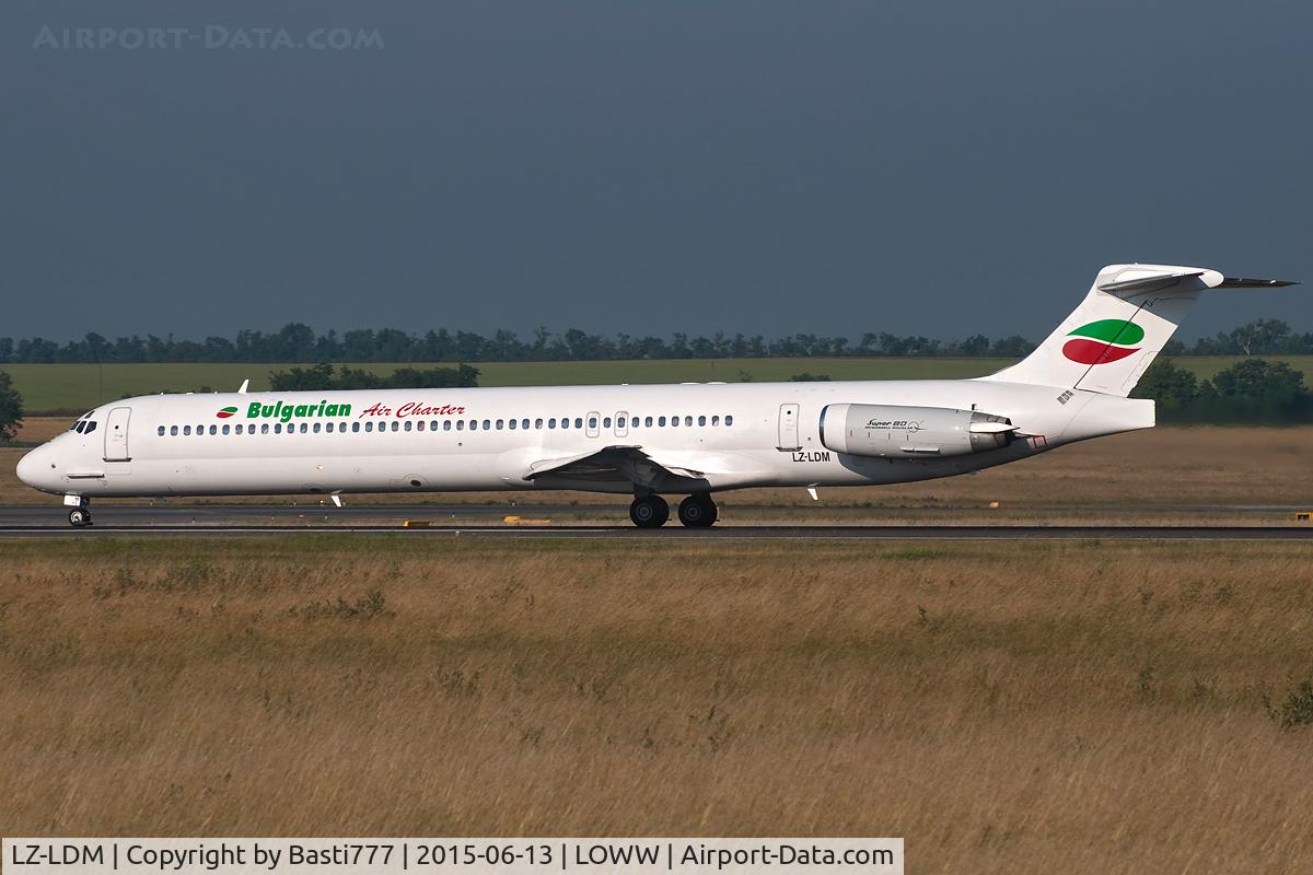 LZ-LDM, 1994 McDonnell Douglas MD-82 (DC-9-82) C/N 53228/2104, LZ-LDM@VIE