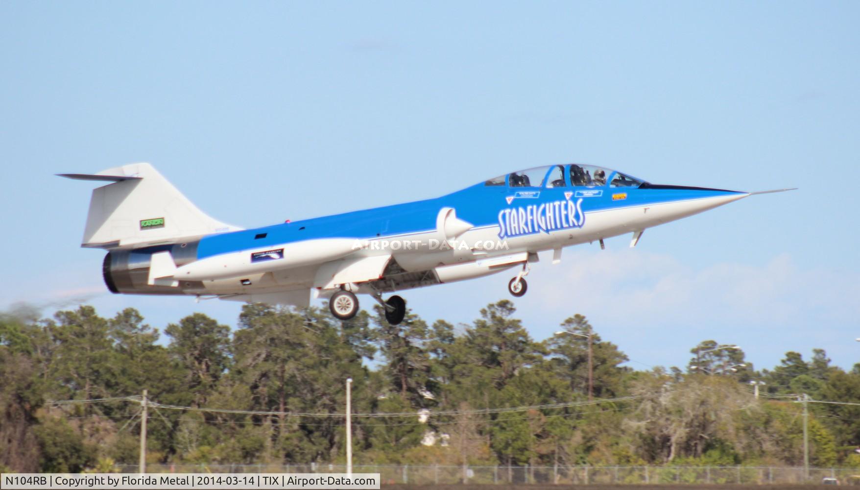 N104RB, 1962 Lockheed CF-104D Starfighter C/N 583A-5302, F-104D Starfighter