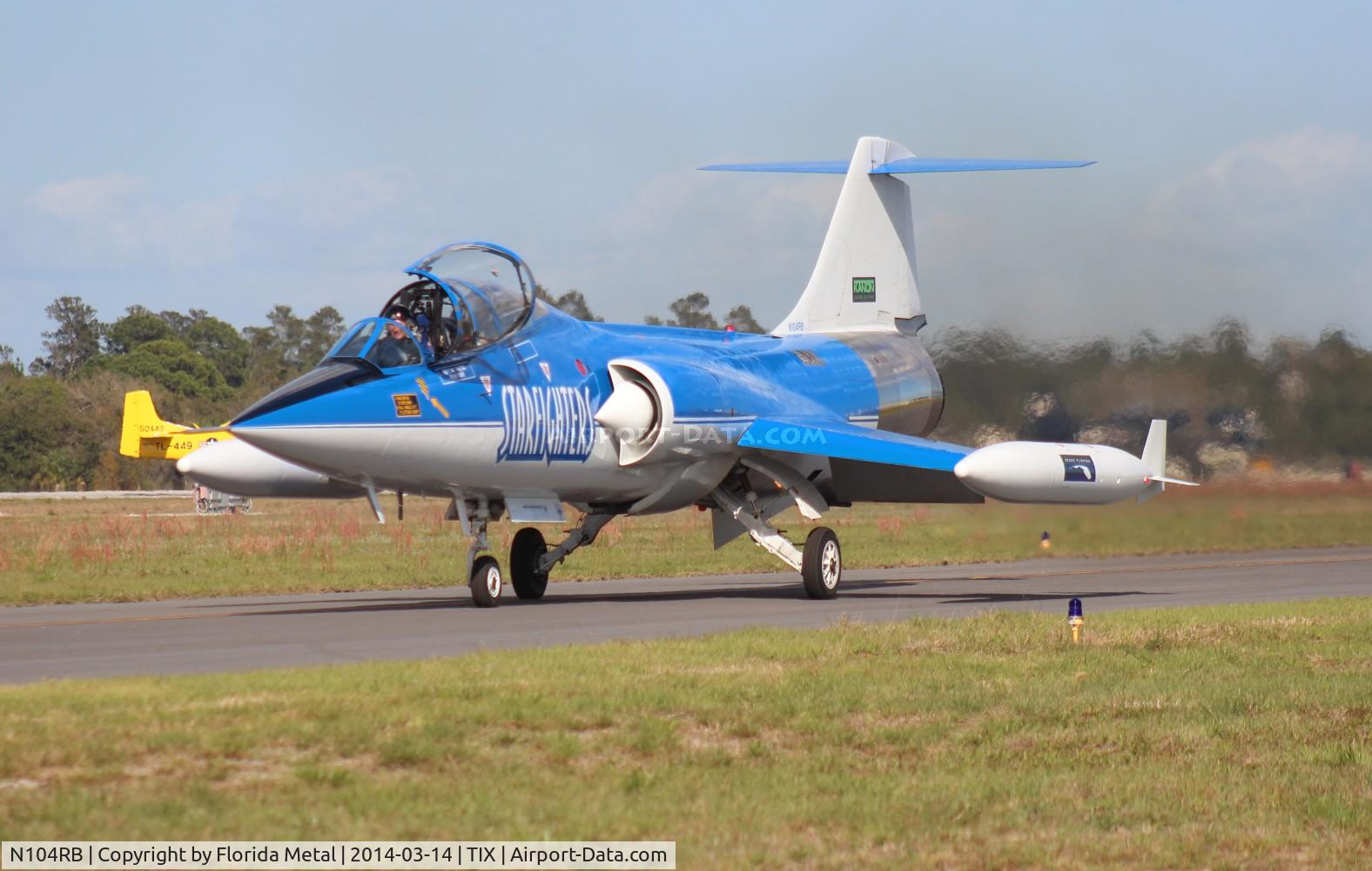 N104RB, 1962 Lockheed CF-104D Starfighter C/N 583A-5302, Starfighters Inc