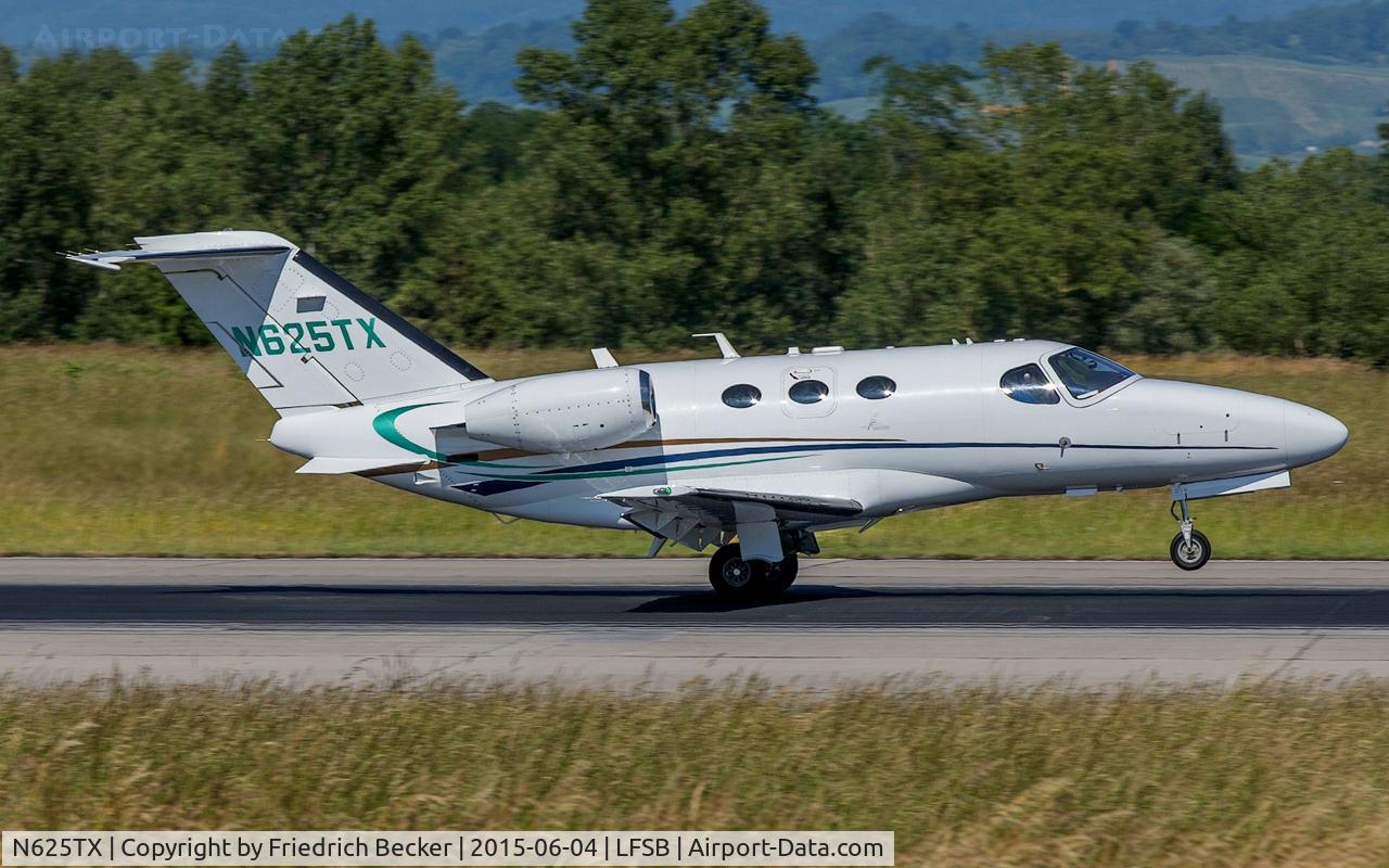 N625TX, Cessna 510 Citation Mustang C/N 510-0219, departure from Basel