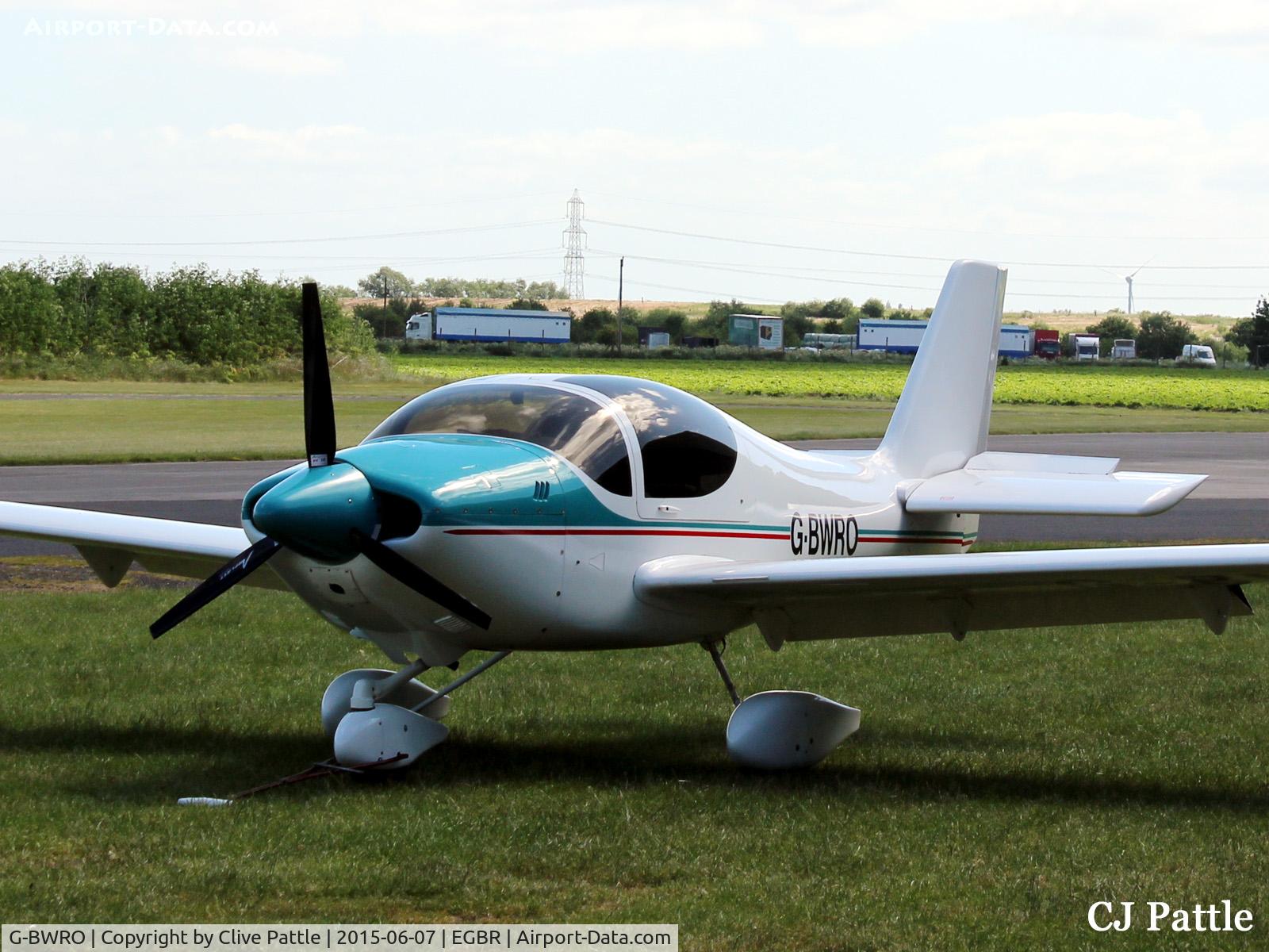 G-BWRO, 1997 Europa Tri-Gear C/N PFA 247-12849, Parked up at Breighton EGBR, UK.