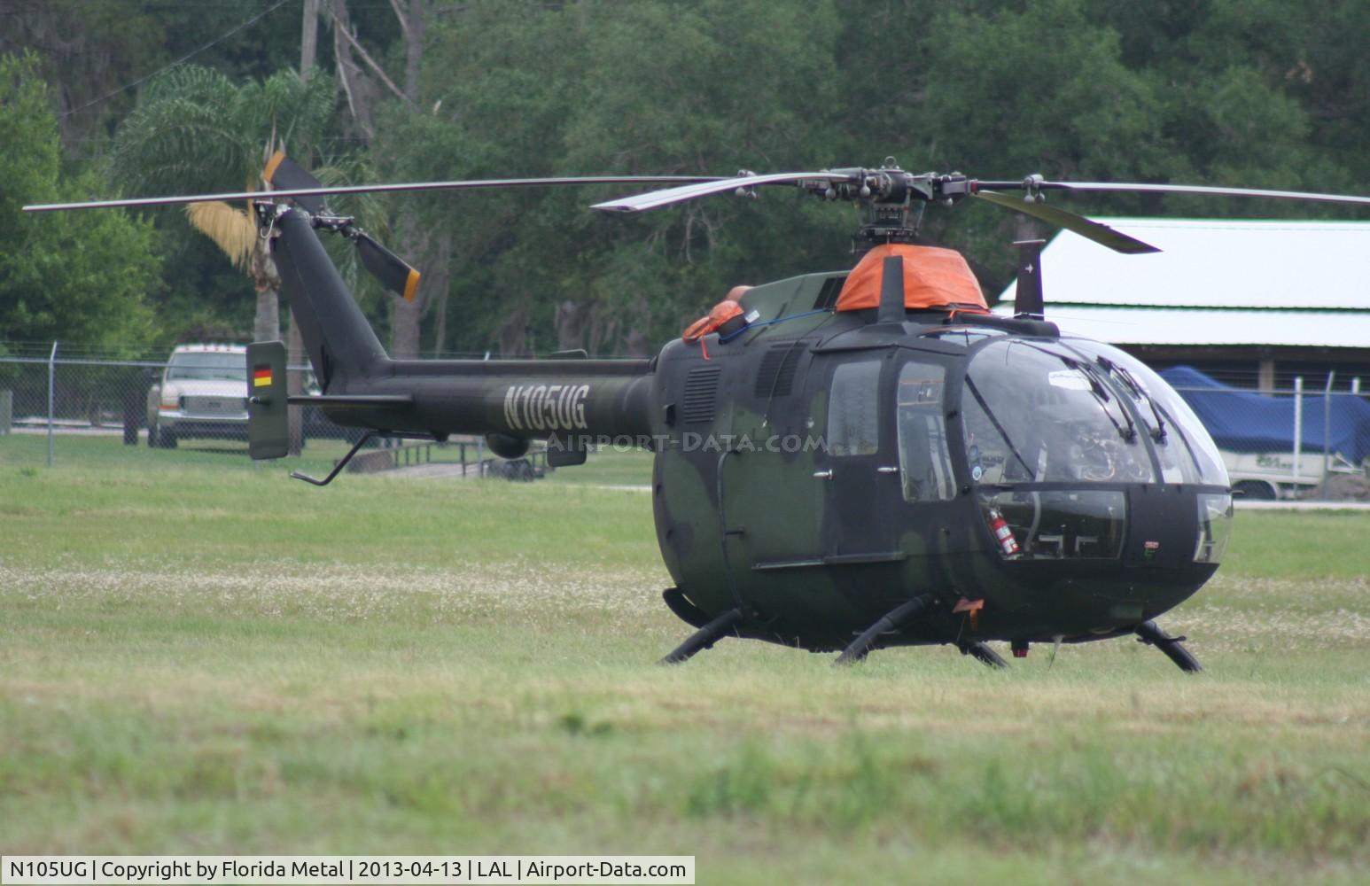 N105UG, 1963 MBB Bo.105M C/N 5078, MBB BO-105M VBH