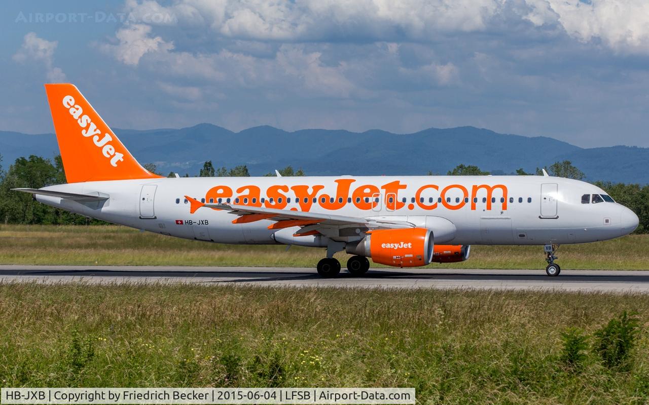 HB-JXB, 2012 Airbus A320-214 C/N 5111, departure from Basel