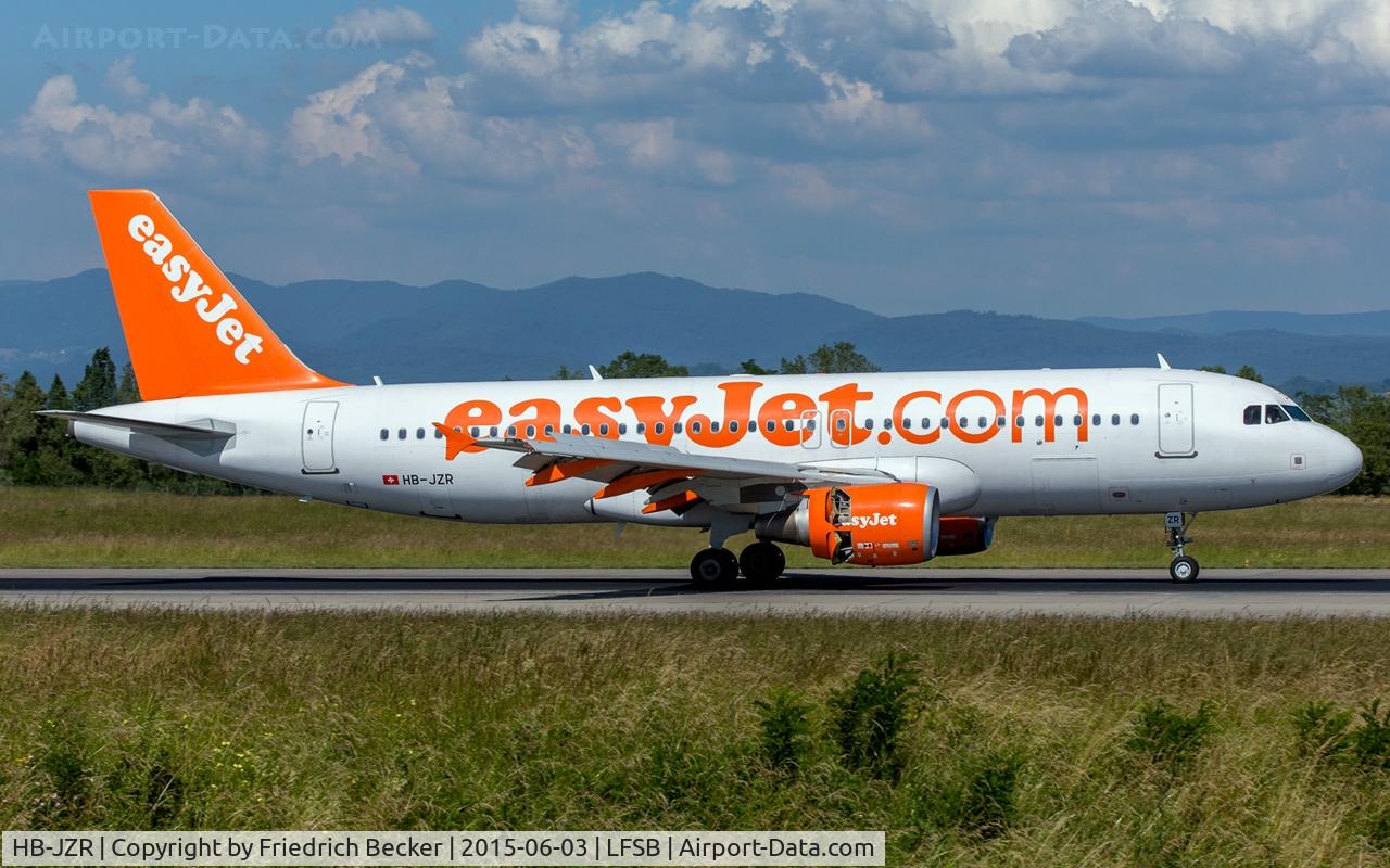 HB-JZR, 2009 Airbus A320-214 C/N 4034, decelerating after touchdown