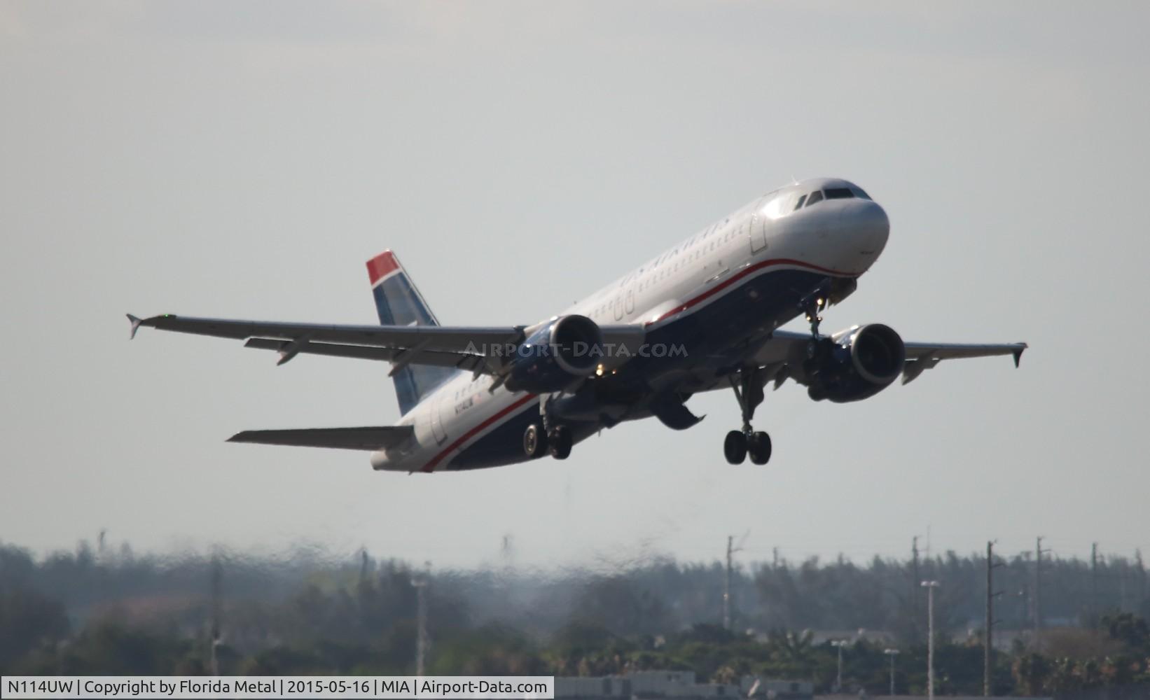N114UW, 1999 Airbus A320-214 C/N 1148, US Airways A320