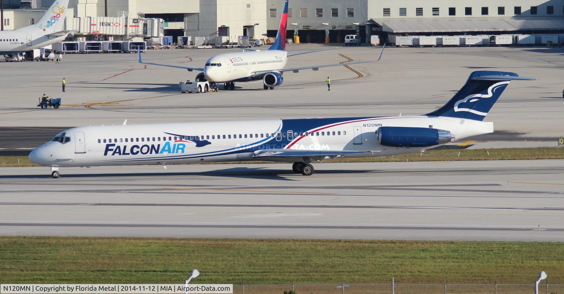 N120MN, 1992 McDonnell Douglas MD-83 C/N 53120, Falcon Air MD-83