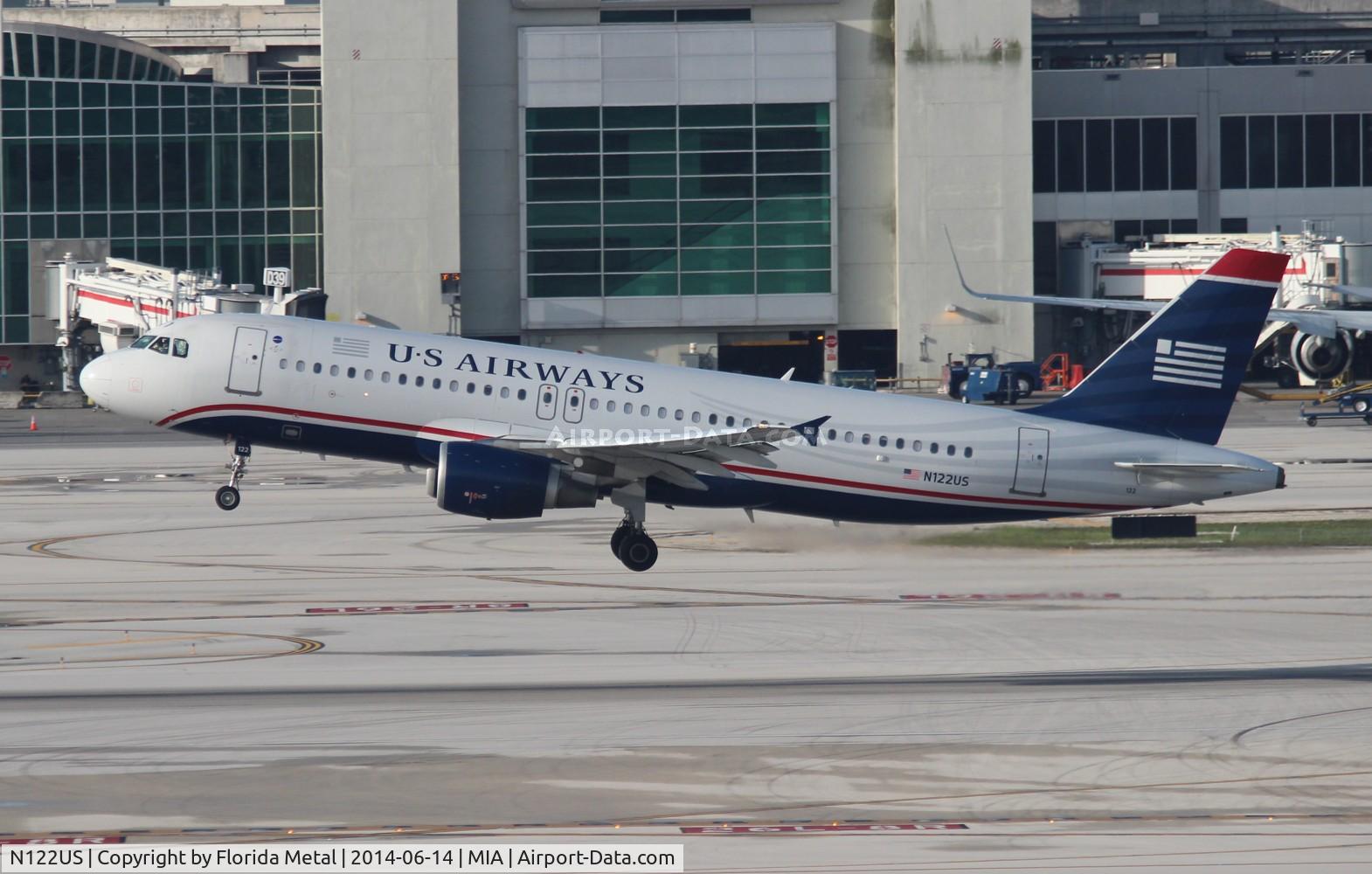 N122US, 2000 Airbus A320-214 C/N 1298, US Airways