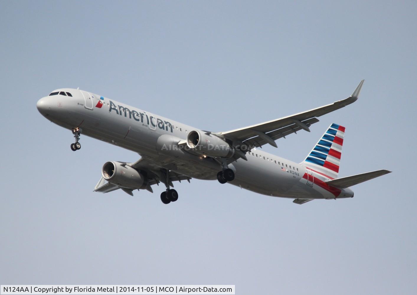 N124AA, 2014 Airbus A321-231 C/N 6271, American
