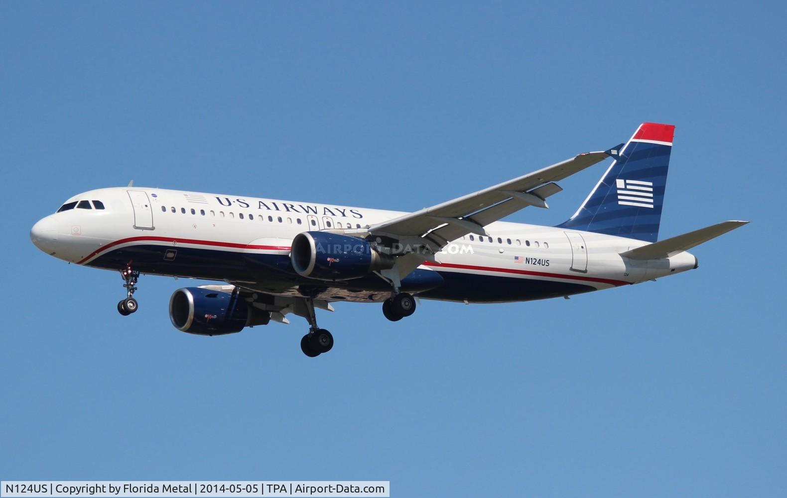 N124US, 2000 Airbus A320-214 C/N 1314, US Airways A320