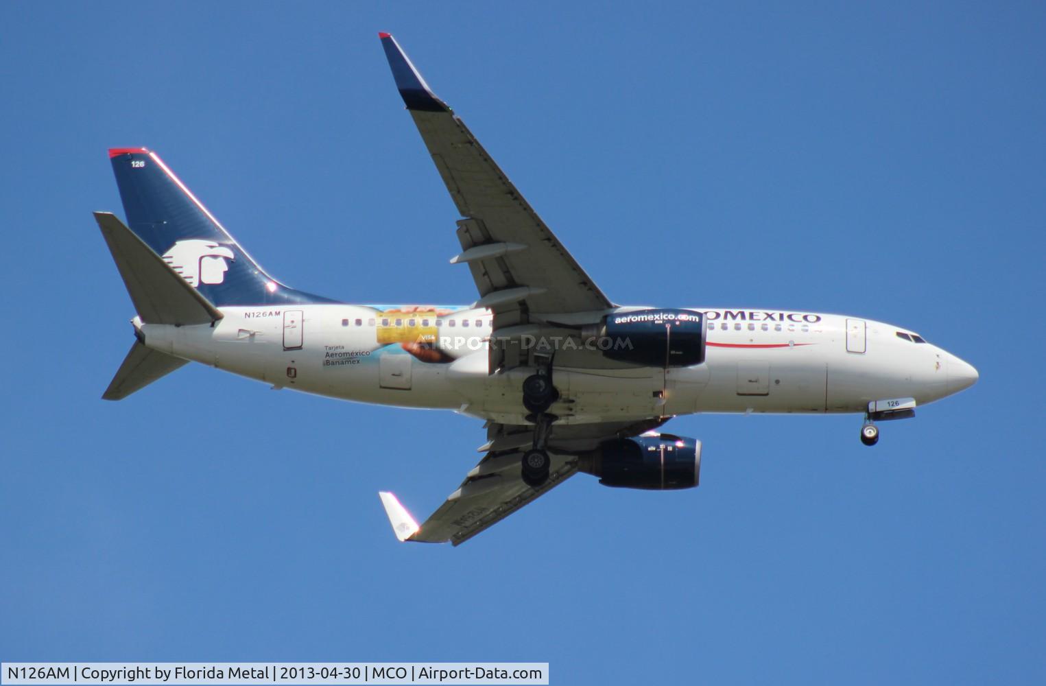N126AM, 2001 Boeing 737-7BK C/N 30617, Aeromexico