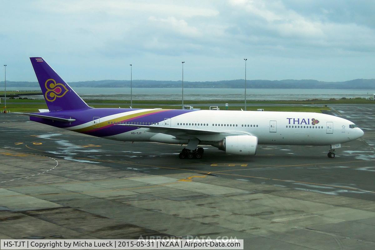 HS-TJT, 2006 Boeing 777-2D7/ER C/N 34588, At Auckland