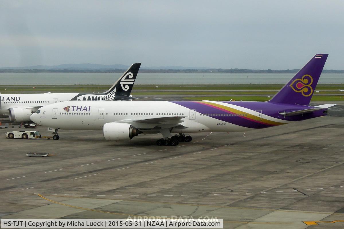 HS-TJT, 2006 Boeing 777-2D7/ER C/N 34588, At Auckland