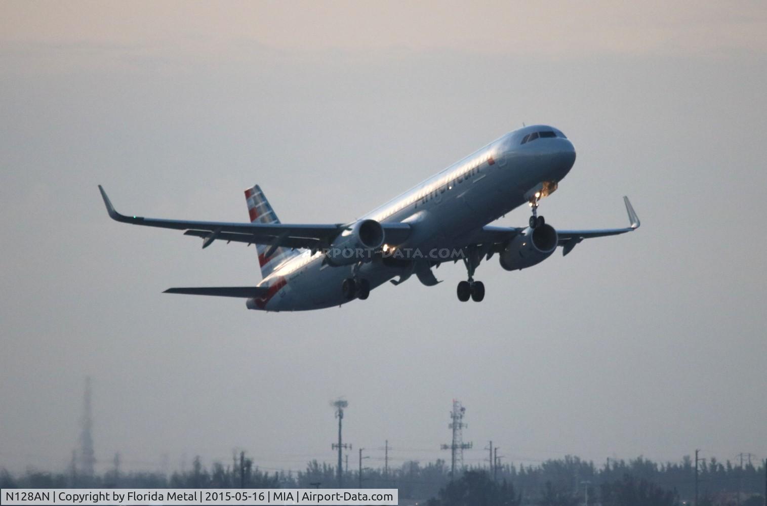N128AN, 2014 Airbus A321-231 C/N 6346, American A321