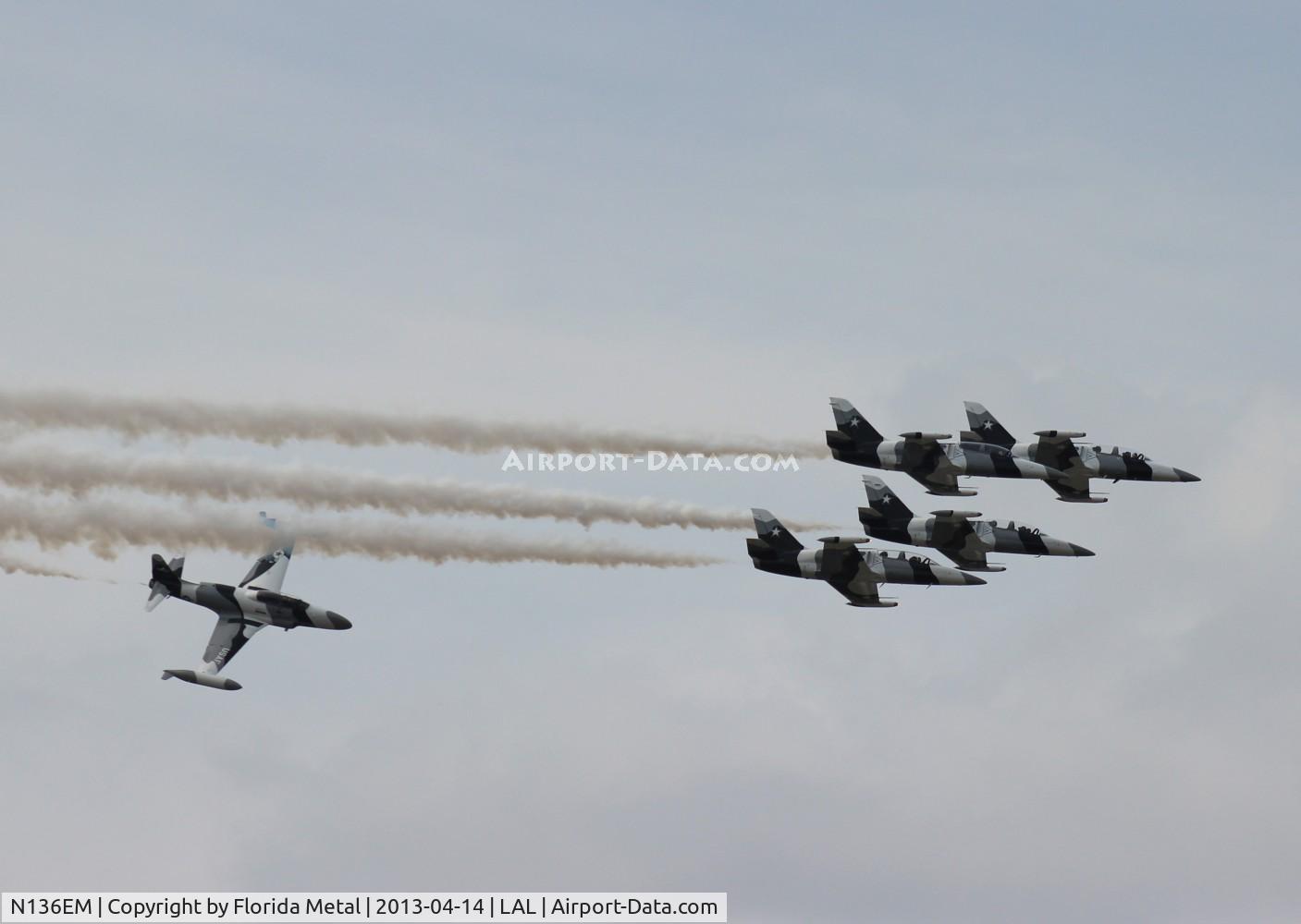 N136EM, 1984 Aero L-39C Albatros C/N 432917, Black Diamond Jet Team