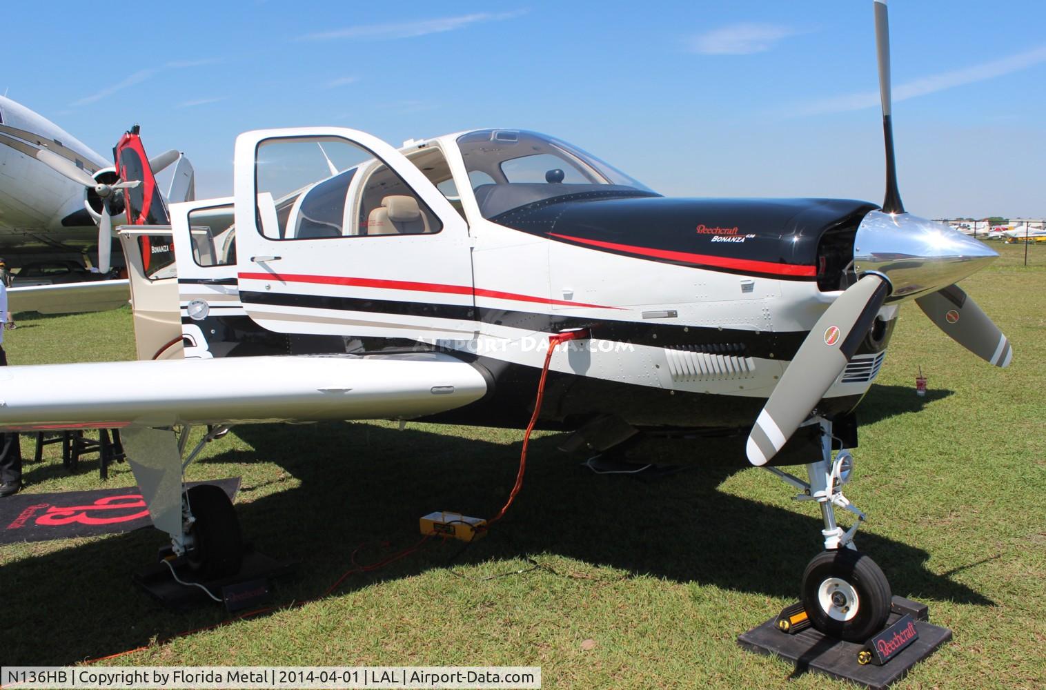 N136HB, Hawker Beechcraft Corp G36 Bonanza C/N E-3946, Beech G36