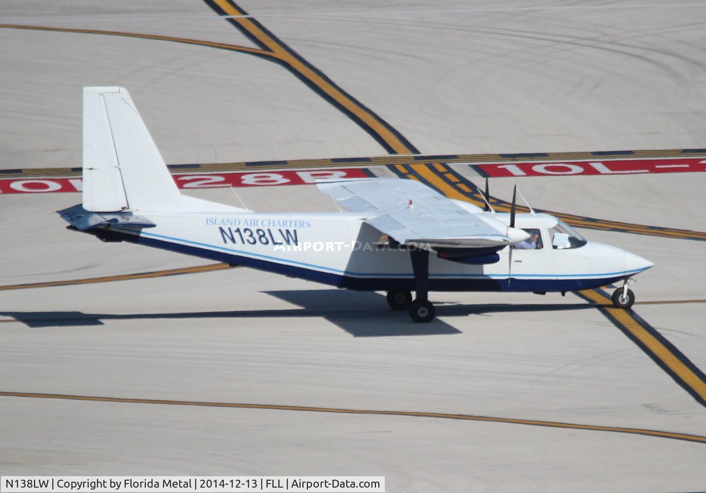 N138LW, 1978 Britten-Norman BN-2A-27 Islander C/N 138, BN-2A