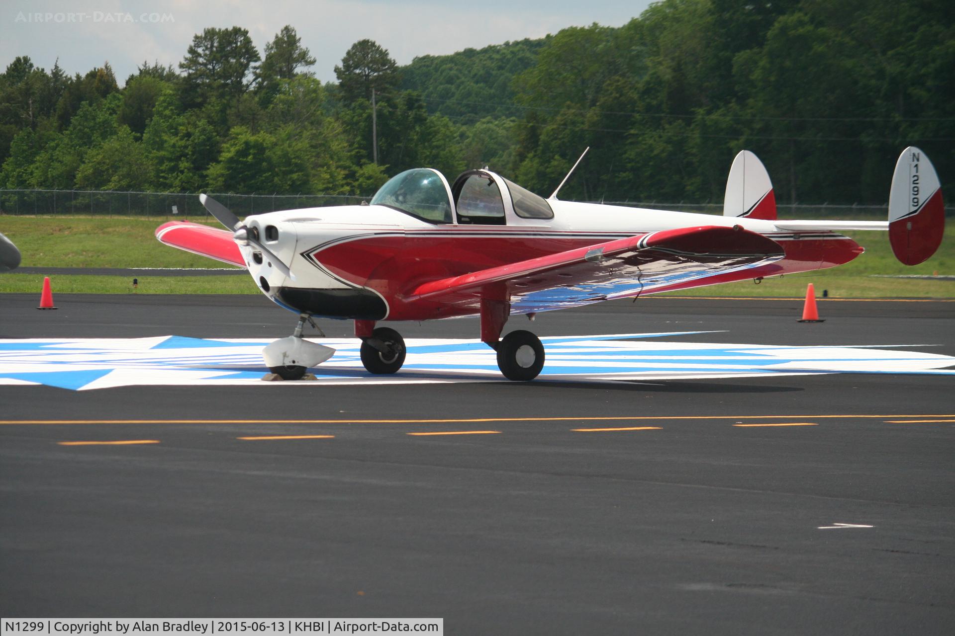 N1299, 1947 Erco 415E Ercoupe C/N 4590, Asheboro Airport fly in