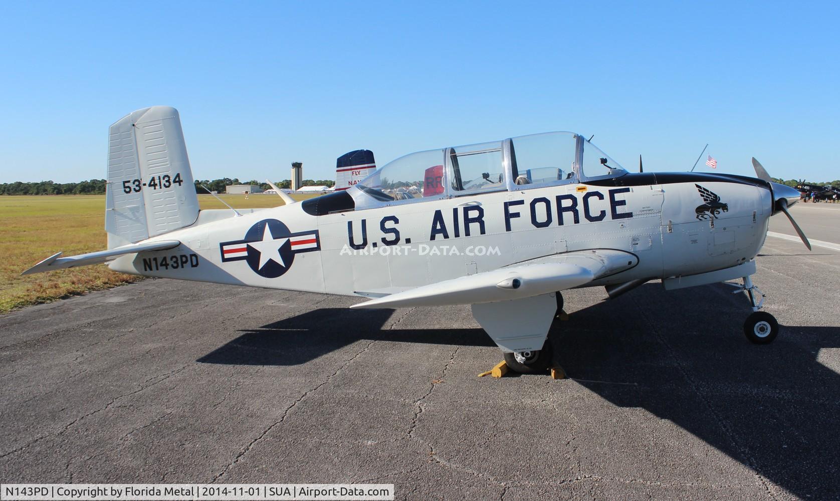 N143PD, 1953 Beech (CCF) T-34A (A45) Mentor C/N CCF34-103, T-34A Mentor