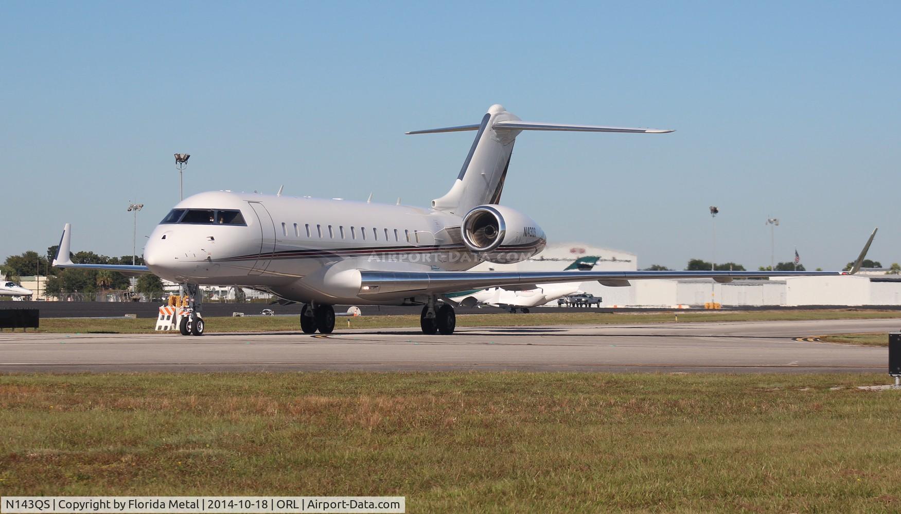 N143QS, 2012 Bombardier BD-700-1A10 Global 6000 C/N 9499, Net Jets Global 6000