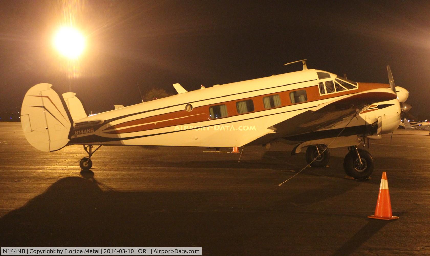 N144NB, 1955 Beech E18S C/N BA-39, Beech E18S