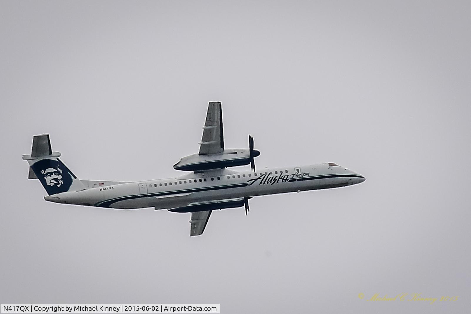 N417QX, 2004 De Havilland Canada DHC-8-402 Dash 8 C/N 4086, Near Kent WA