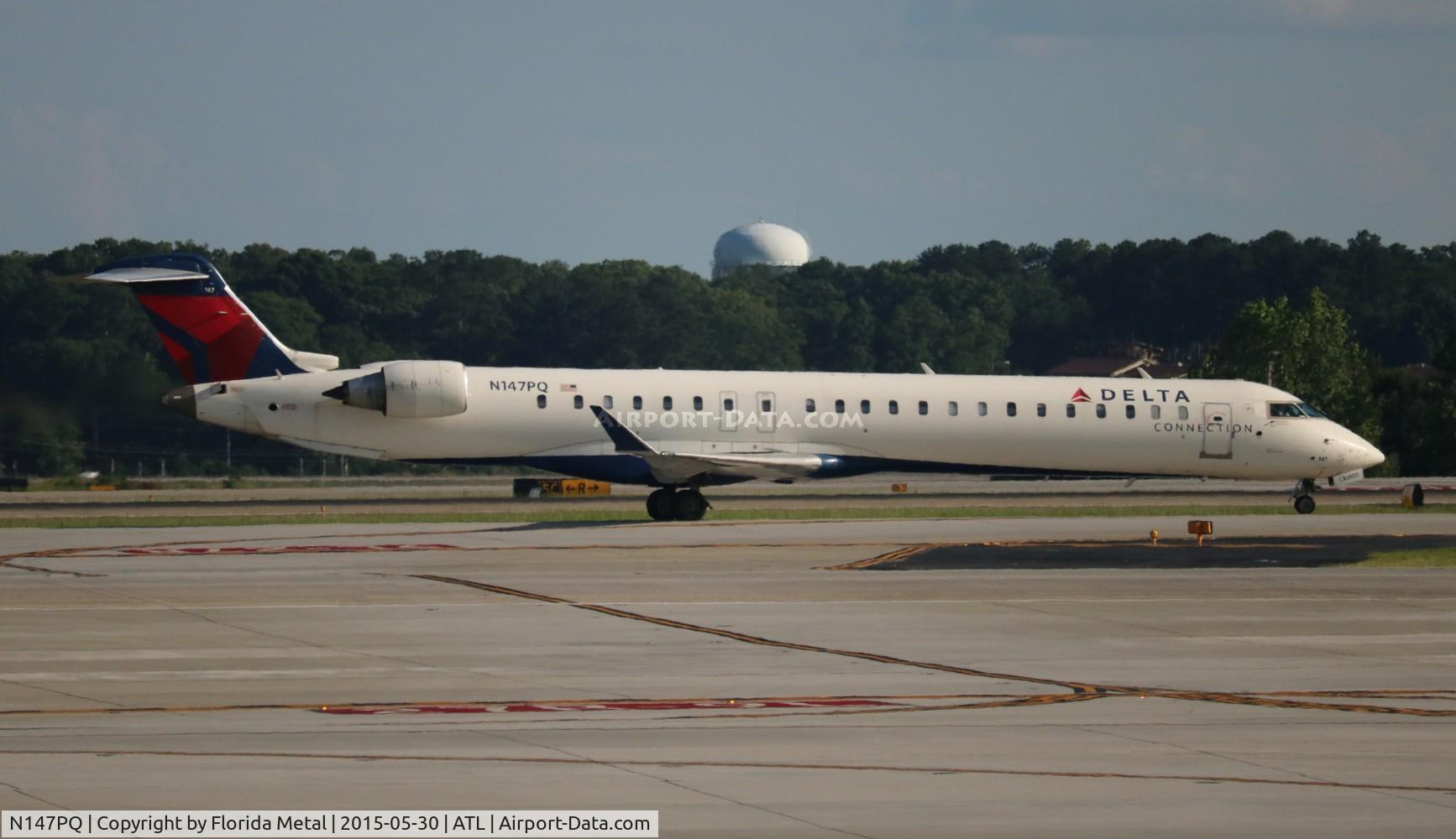 N147PQ, 2007 Bombardier CRJ-900ER (CL-600-2D24) C/N 15147, Delta CRJ-900