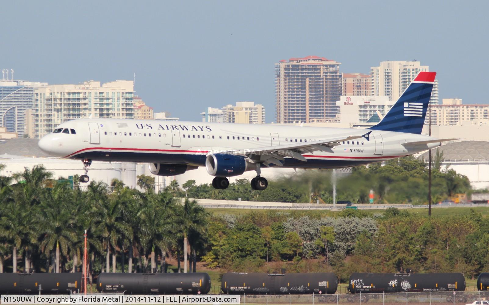 N150UW, 2013 Airbus A321-211 C/N 5504, US Airways A321