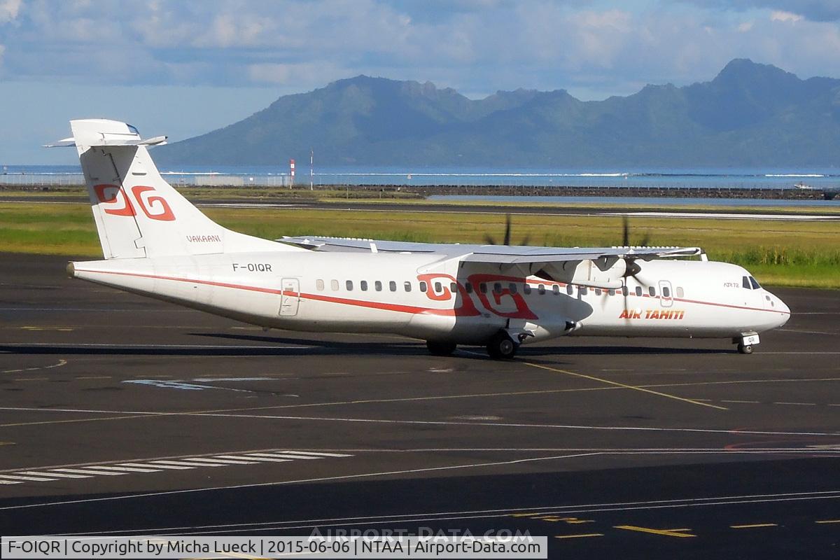 F-OIQR, 2009 ATR 72-212A C/N 862, At Pape'ete