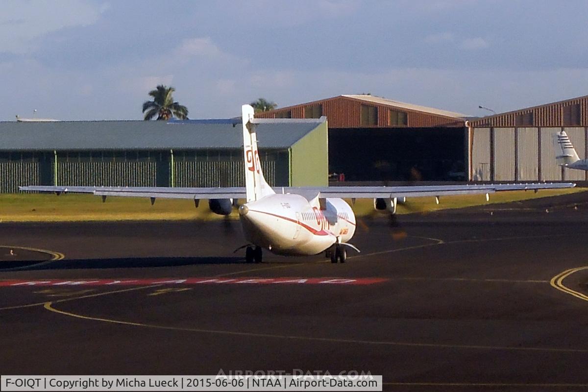 F-OIQT, 2008 ATR 72-212A C/N 829, At Pape'ete