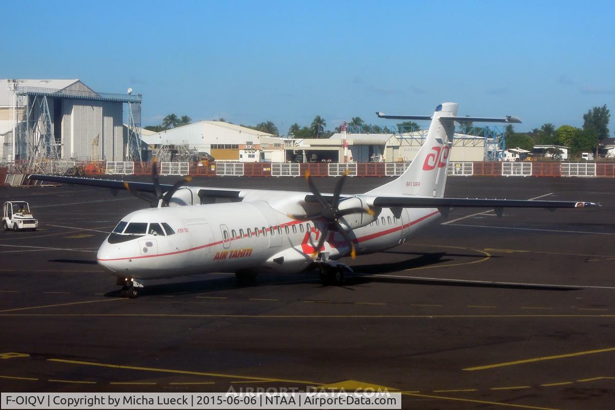F-OIQV, 2008 ATR 72-212A C/N 806, At Pape'ete