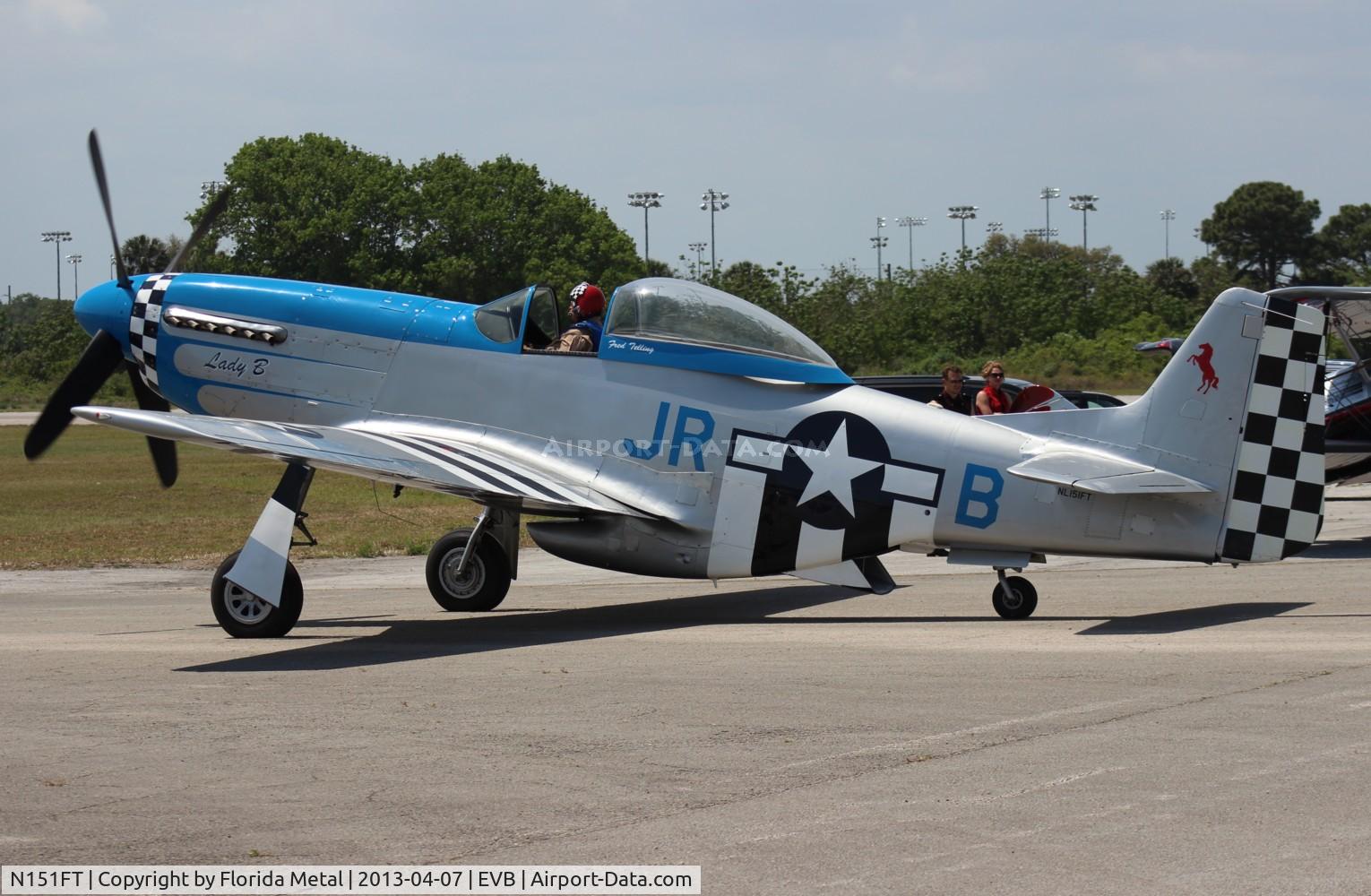 N151FT, 1945 North American P-51D Mustang C/N 44-74506, Lady B