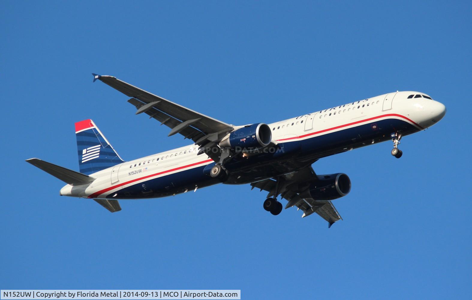 N152UW, 2013 Airbus A321-211 C/N 5588, US Airways A321